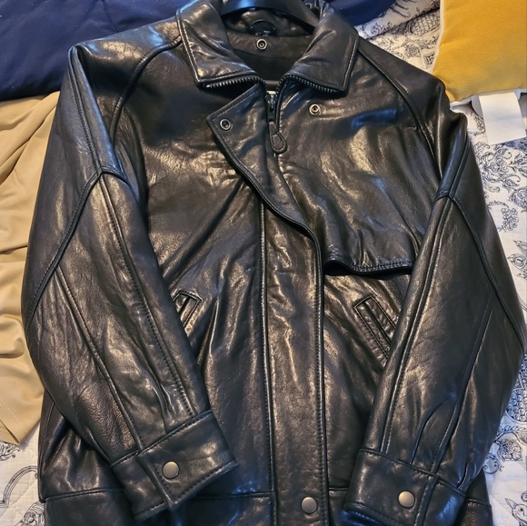 Genuine Leather Coat  Adult Small. - Picture 1 of 7